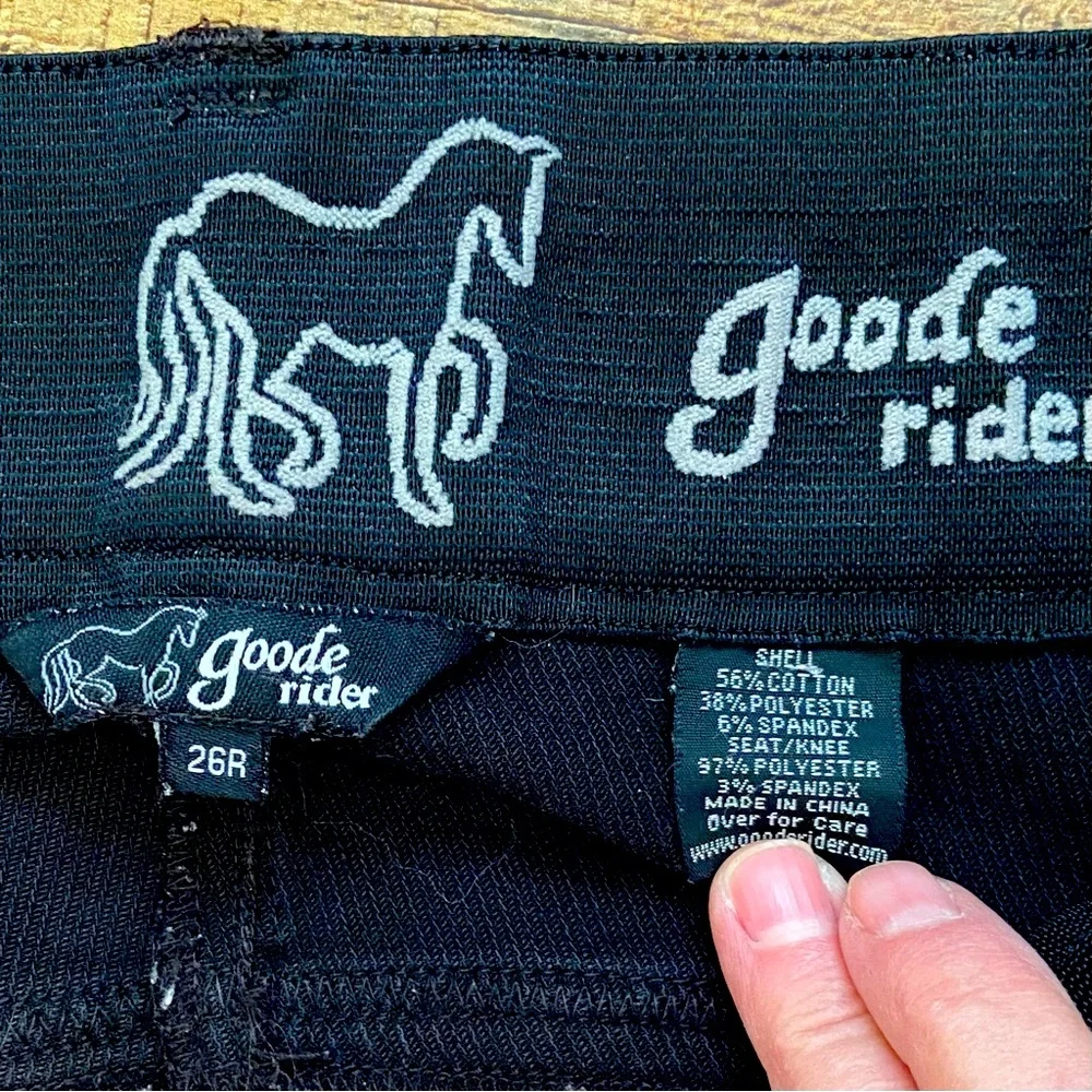Equestrian Riding Breeches, Rider Knee Patch by GOODE - Picture 6 of 11
